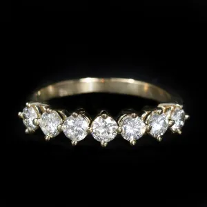 14K Yellow Gold 0.98 CTW Diamond Band