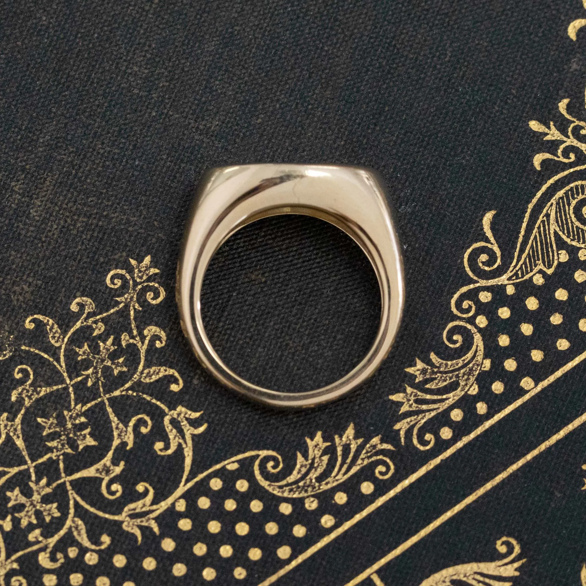 1.67ct Marquise Cut Diamond Bezel Ring, GIA