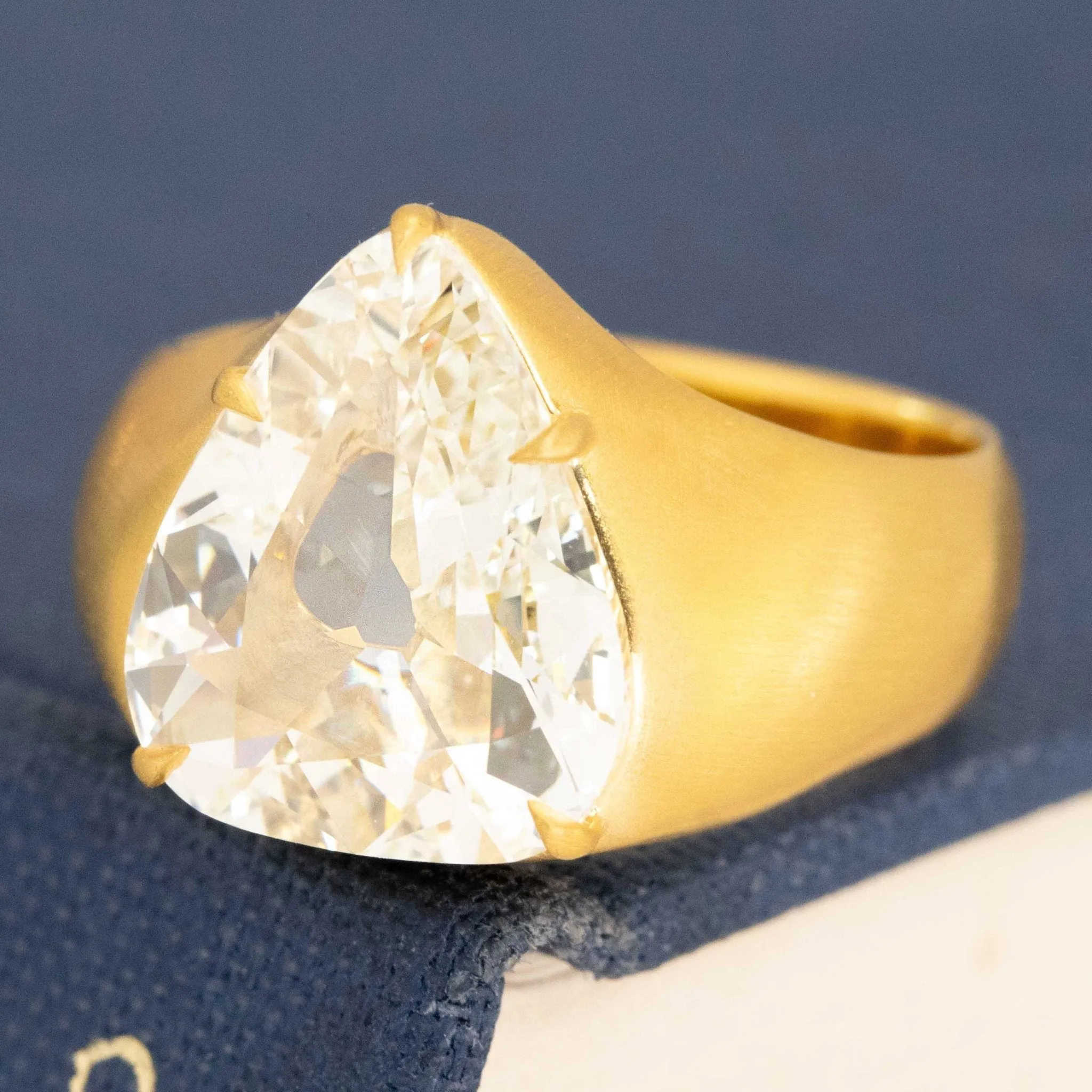 3.00ct Pear Cut Diamond Solitaire