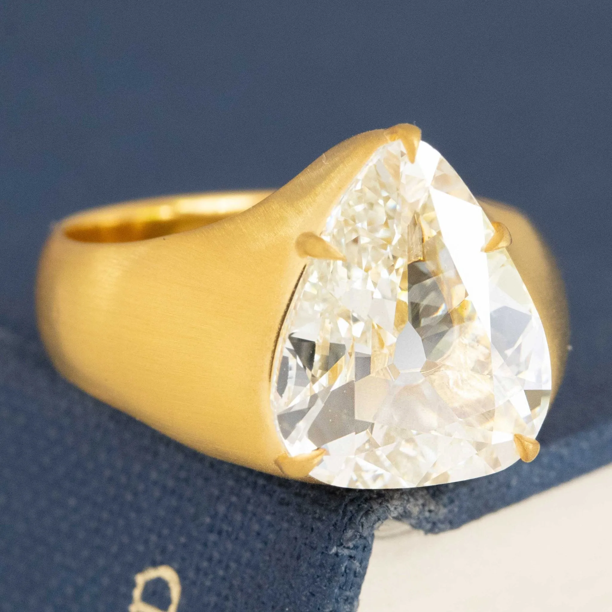 3.00ct Pear Cut Diamond Solitaire