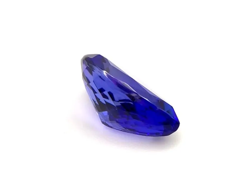 5.61 Carat Tanzanite Pear Shape, Unset Loose Pendant or Engagement Ring Gemstone