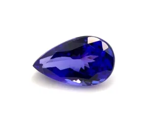 5.61 Carat Tanzanite Pear Shape, Unset Loose Pendant or Engagement Ring Gemstone