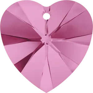 6228 Swarovski XILION Heart Pendants, Rose (209)