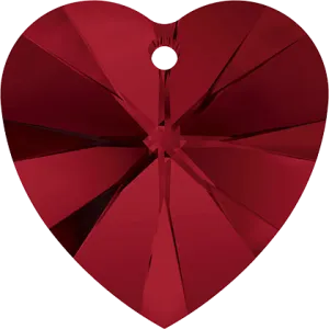 6228 Swarovski XILION Heart Pendants, Siam (208)