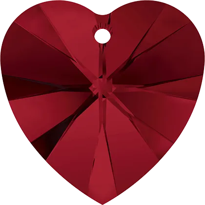 6228 Swarovski XILION Heart Pendants, Siam (208)
