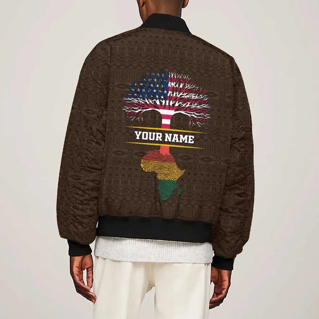 African Roots Design - Custom Personalized Bomber Jacket DT02