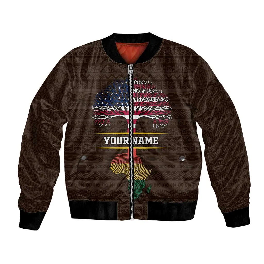 African Roots Design - Custom Personalized Bomber Jacket DT02