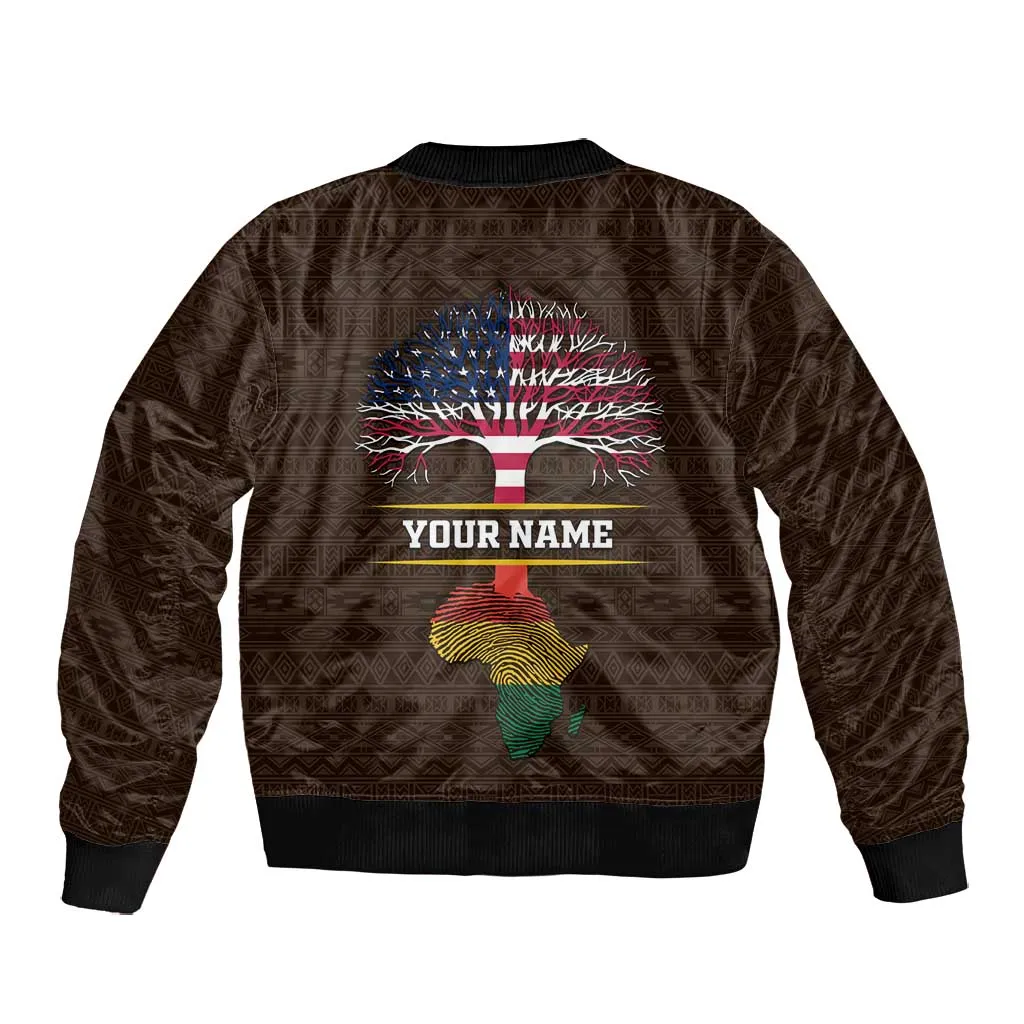 African Roots Design - Custom Personalized Bomber Jacket DT02
