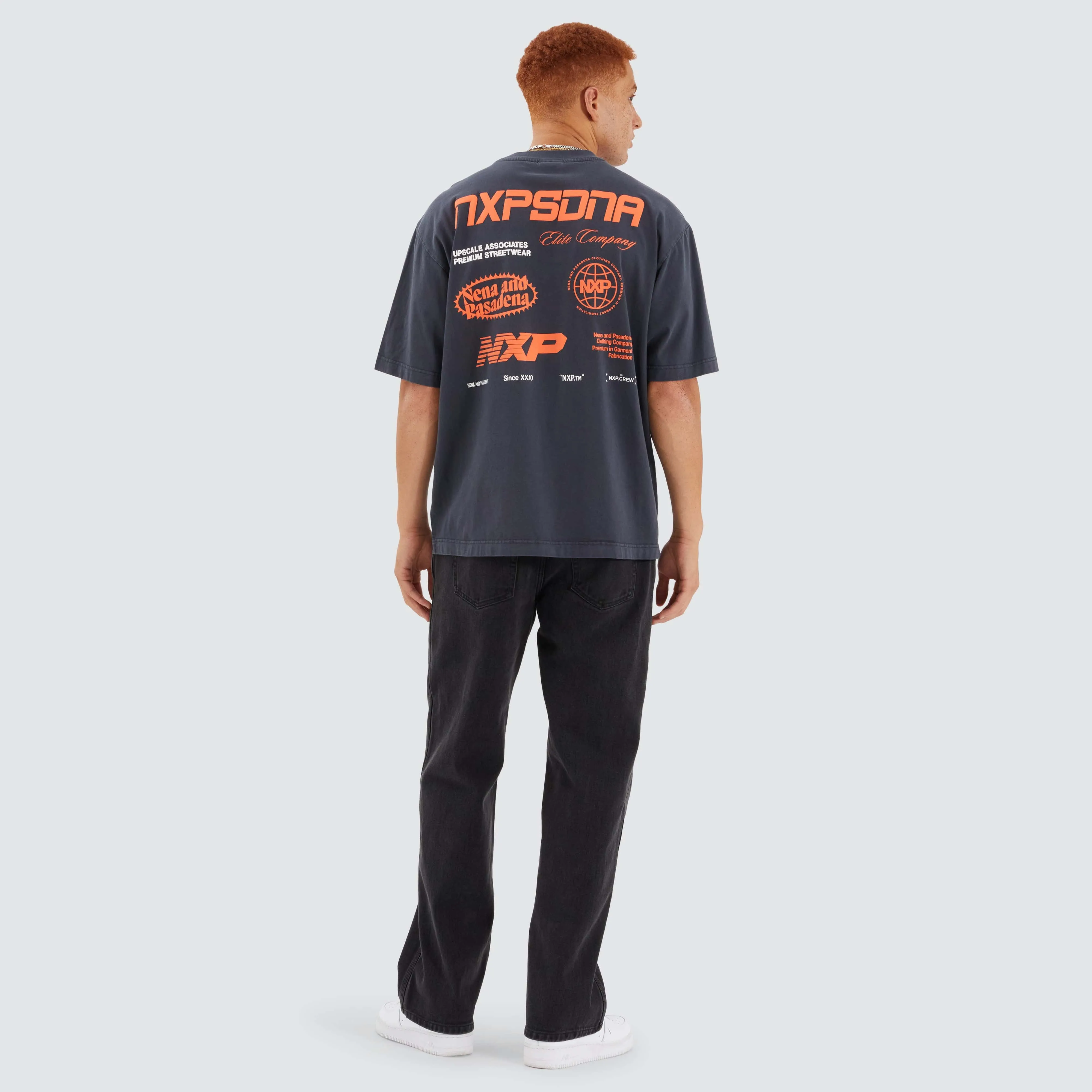 Agile Oversized Tee Pigment Anthracite