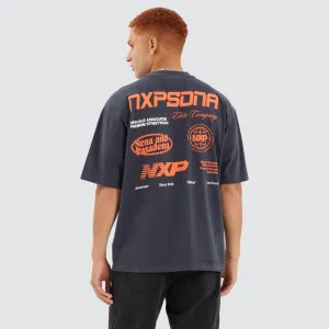 Agile Oversized Tee Pigment Anthracite