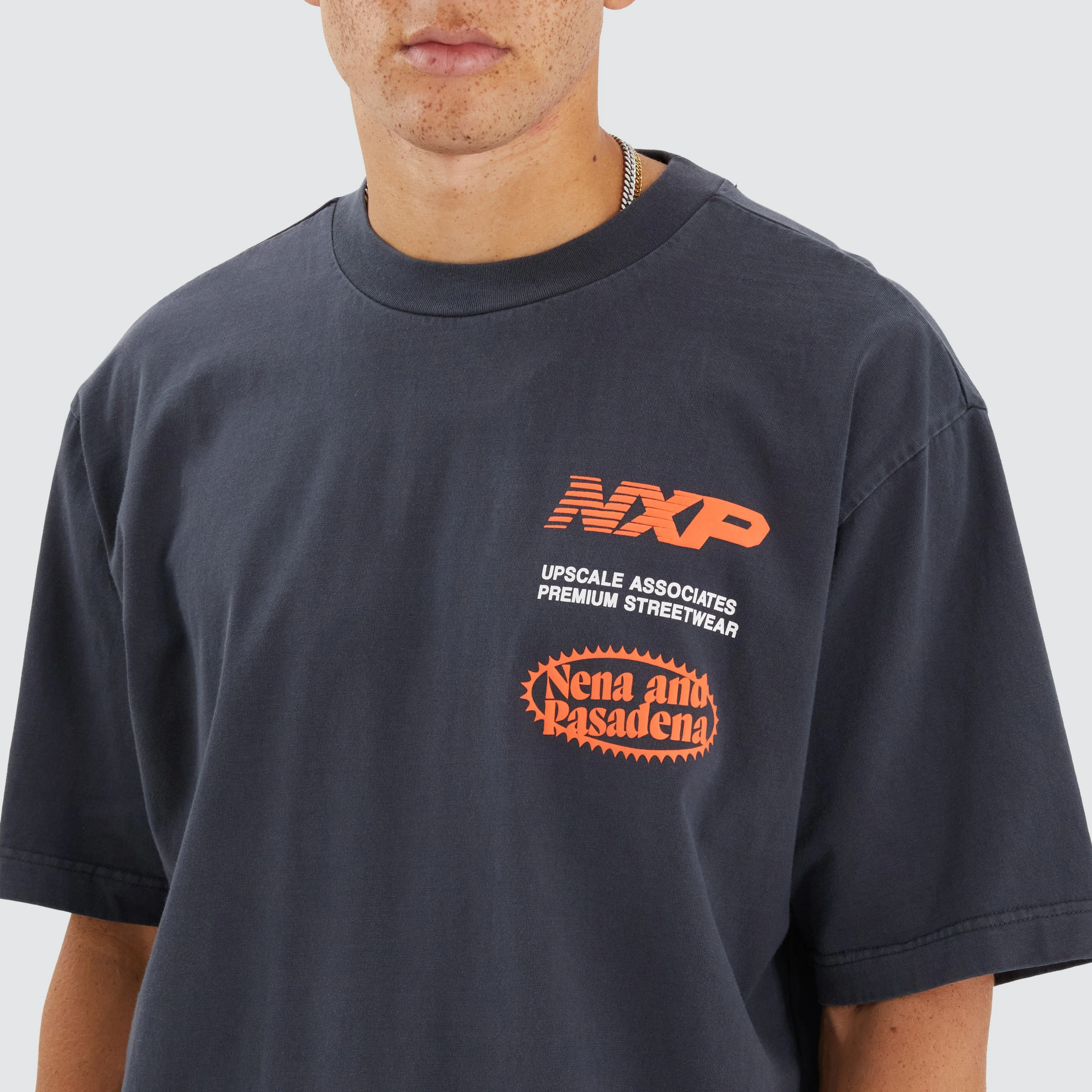Agile Oversized Tee Pigment Anthracite