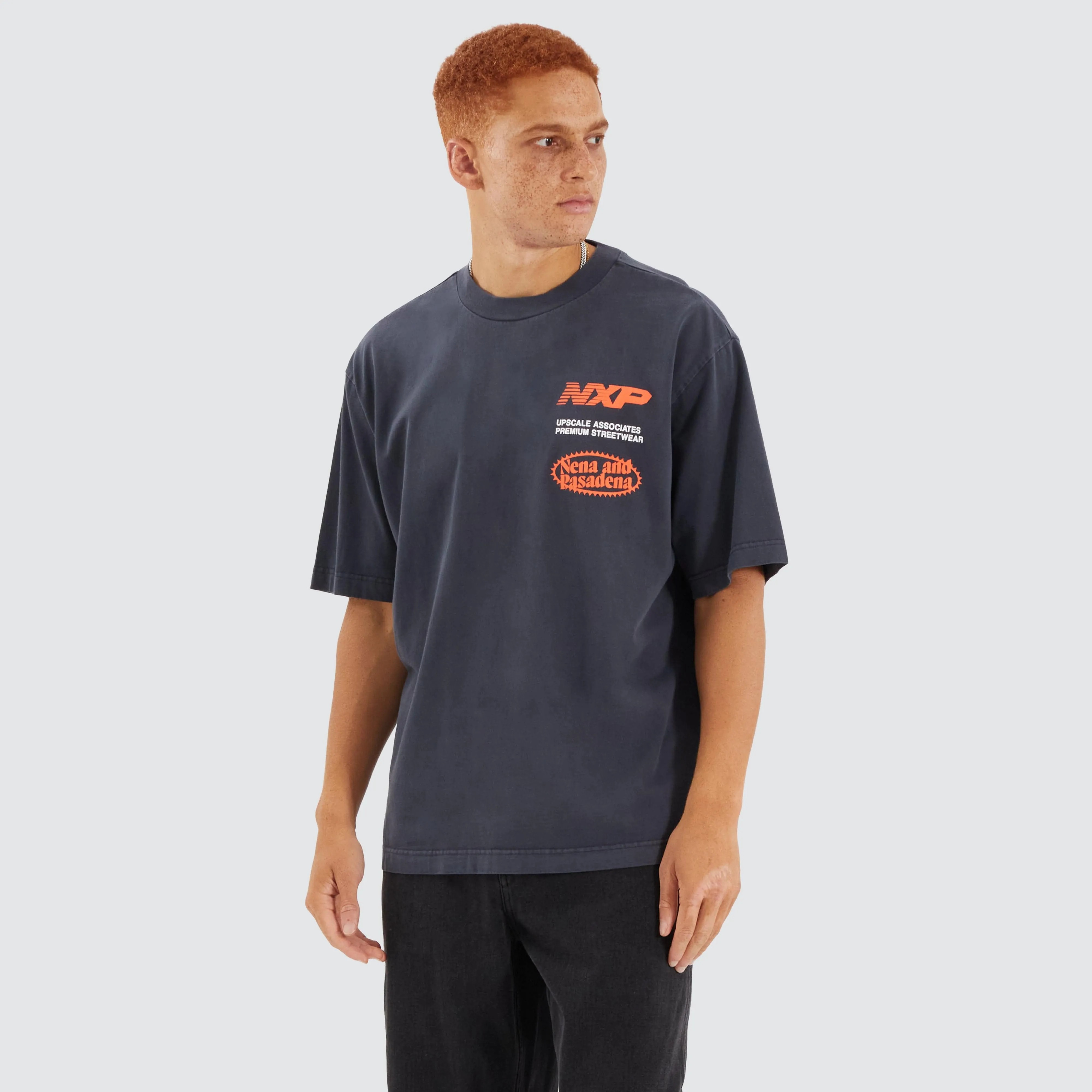 Agile Oversized Tee Pigment Anthracite