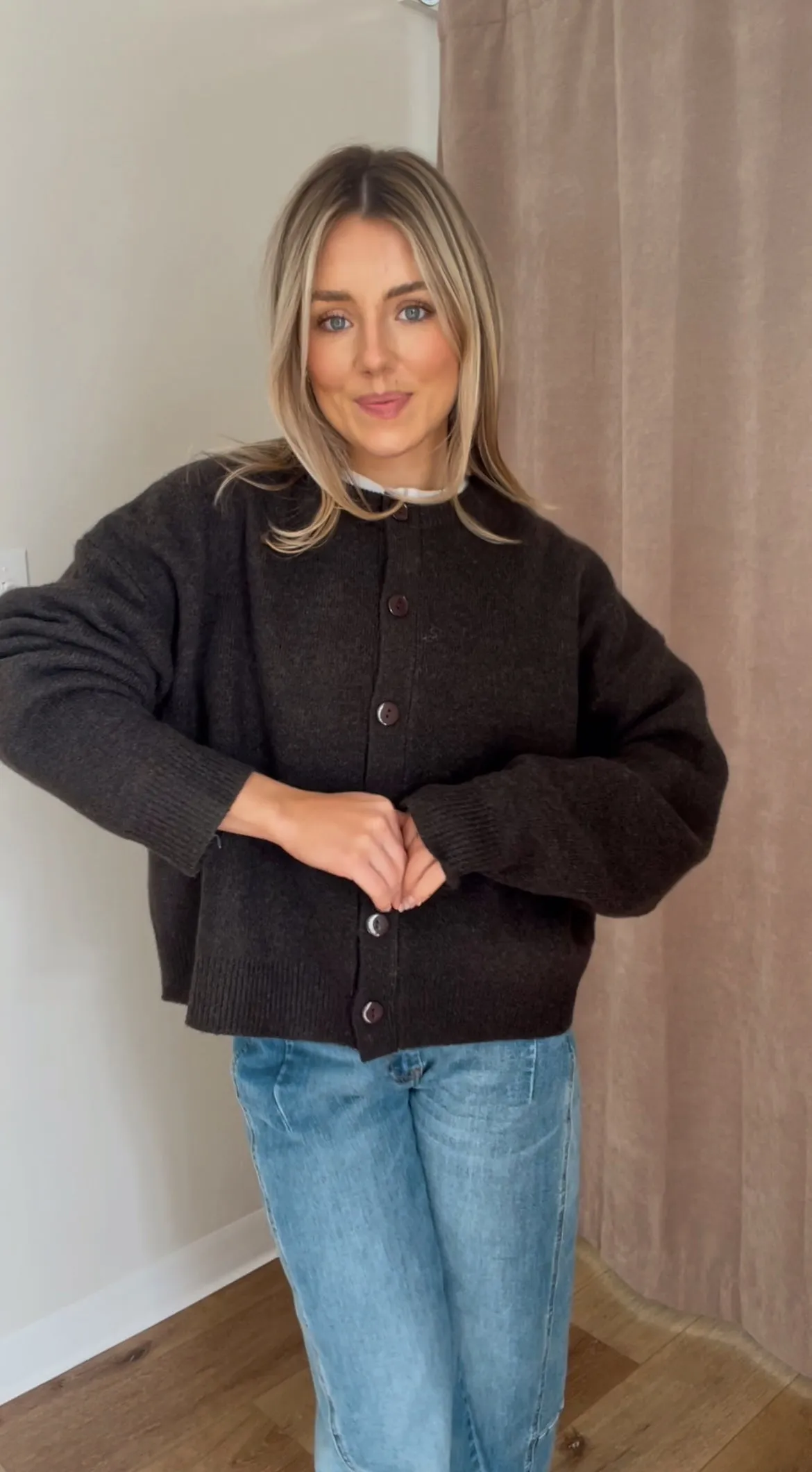 Alyssa Cardigan- Chocolate Brown