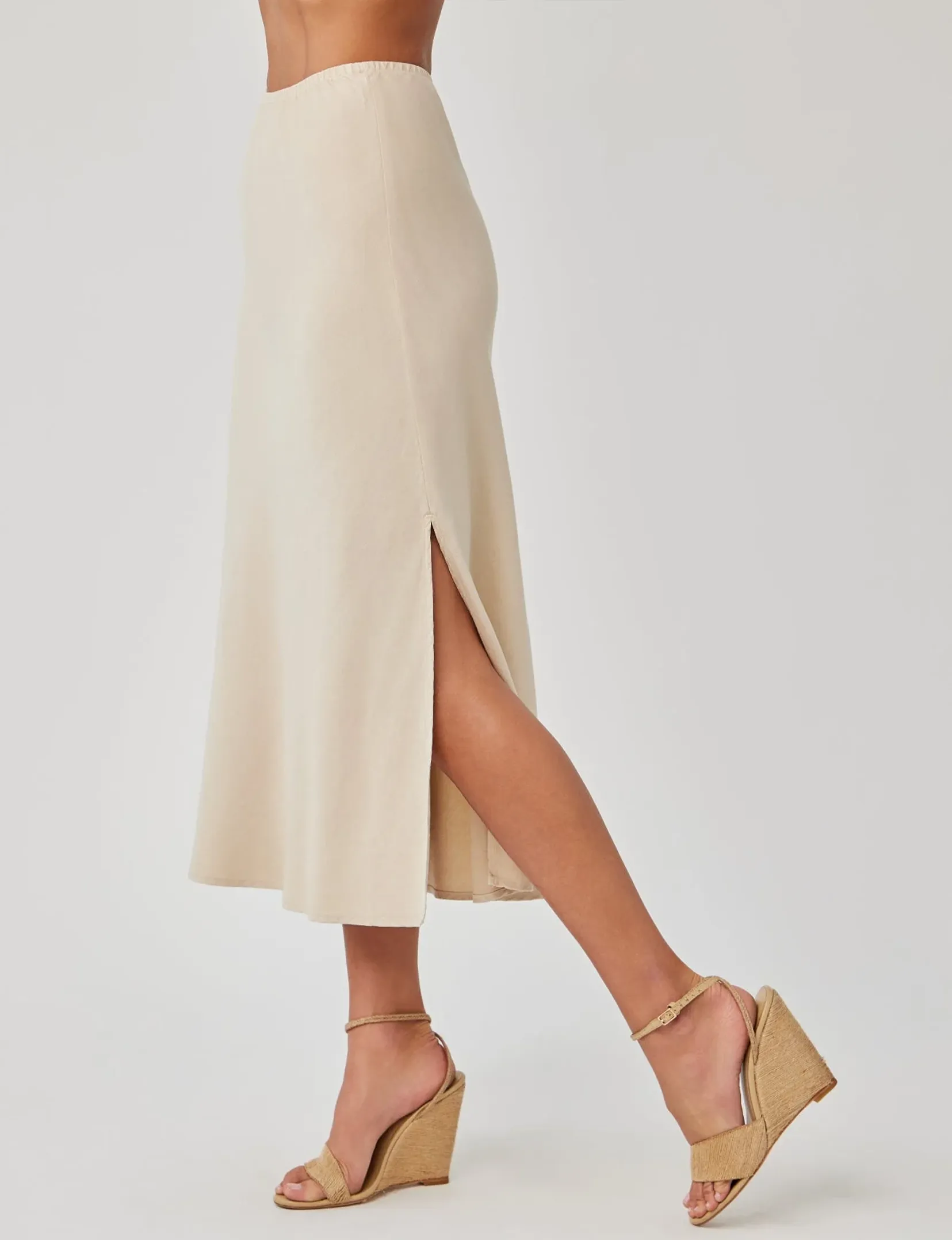 Amara Skirt, Khaki Shell