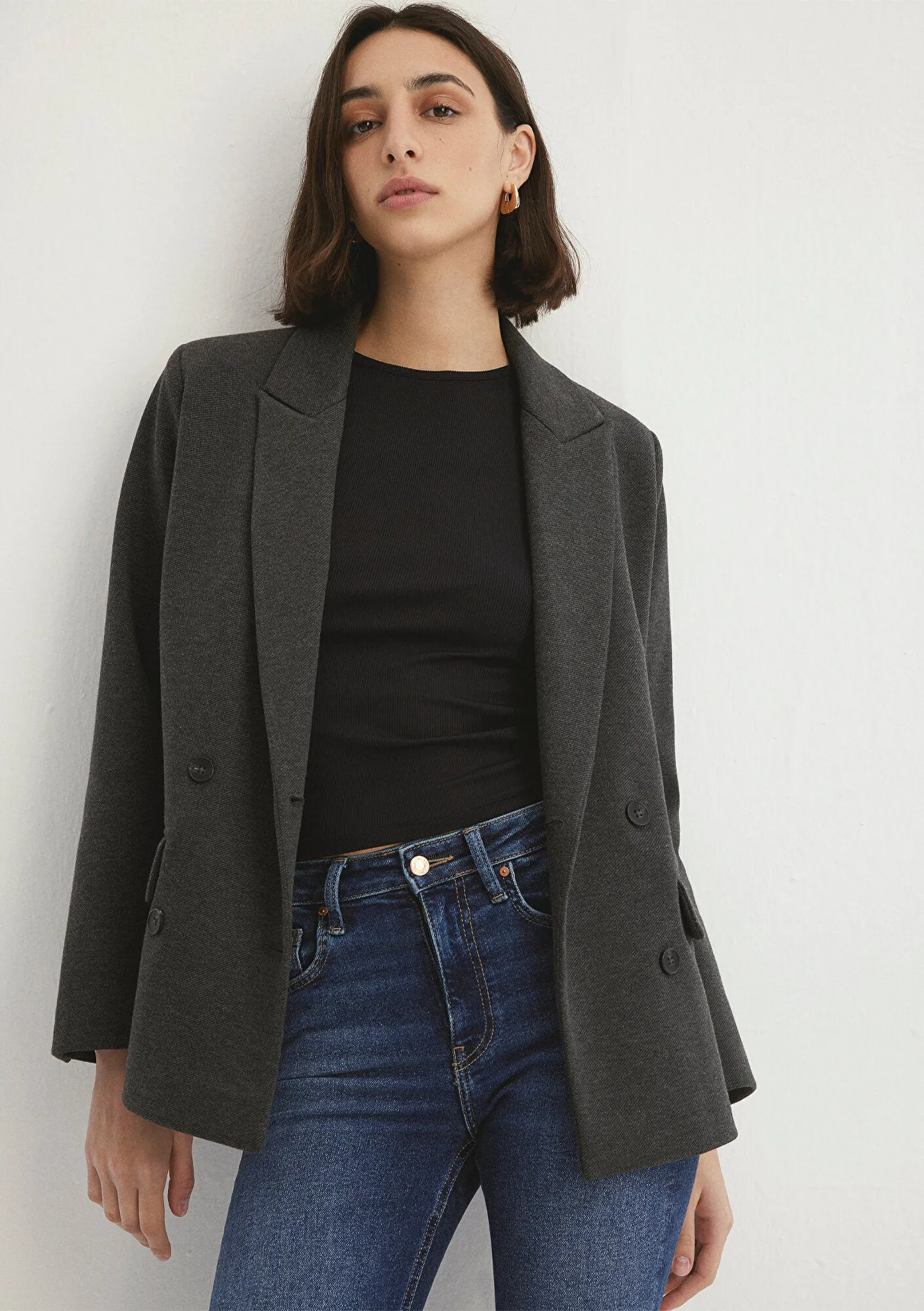 Anthracite Blazer Jacket