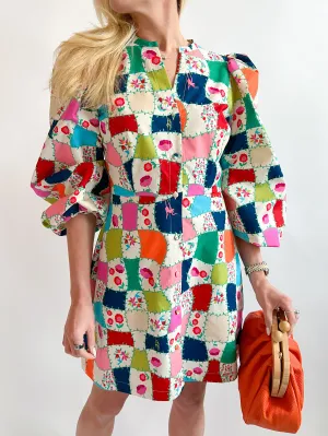 Athena Blouson Mini Dress