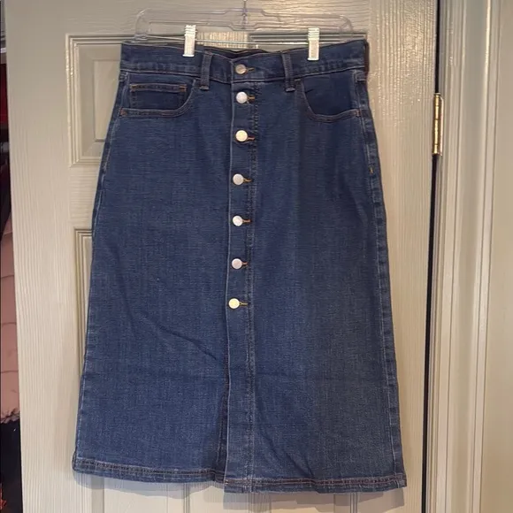 Banana Republic Blue Pencil Skirt