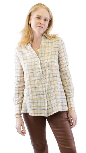 Barbara Shirt - Plaid - Butterscotch