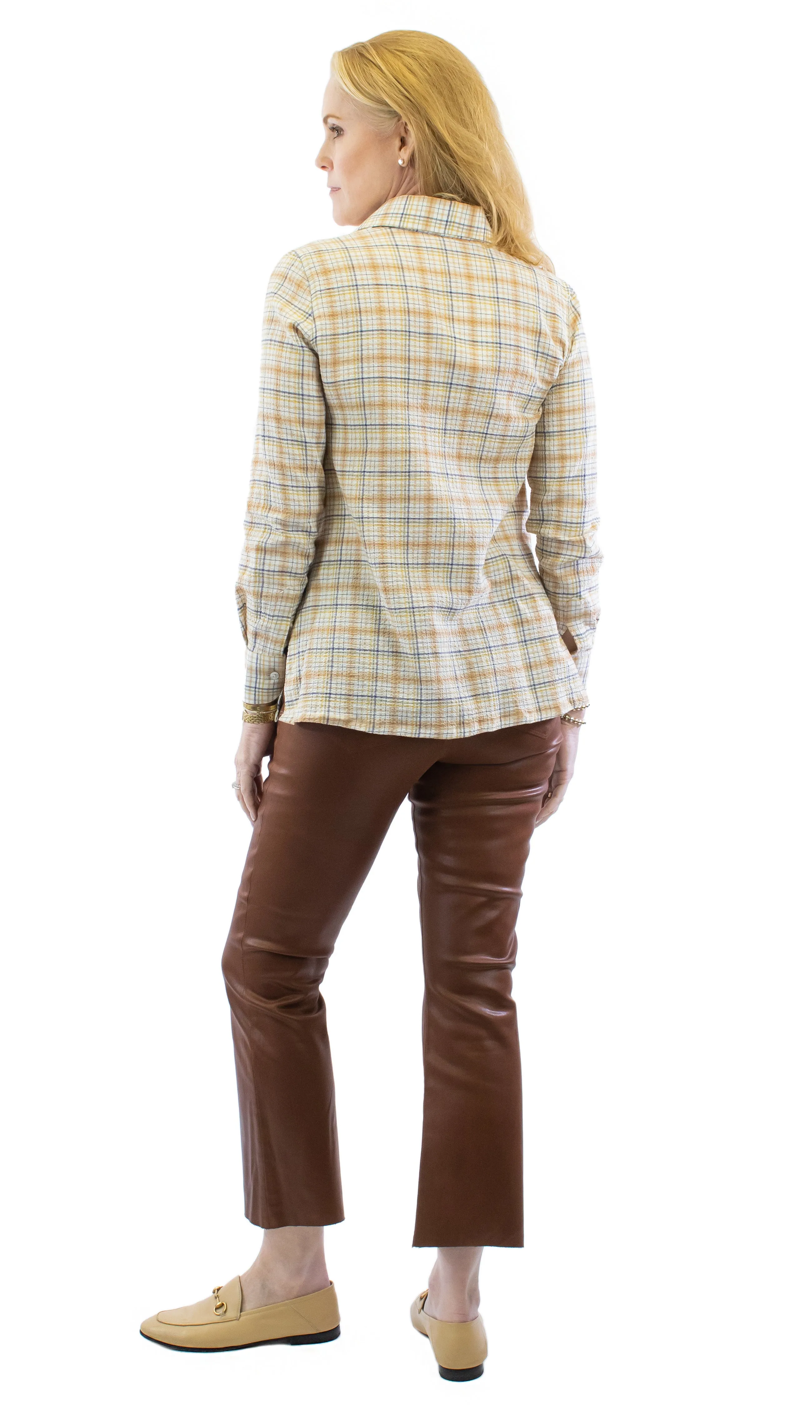 Barbara Shirt - Plaid - Butterscotch