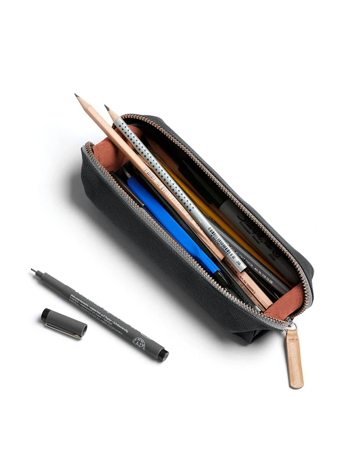 Bellroy Pencil Case Charcoal Recycled