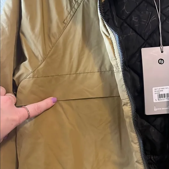 Bench Tan Hooded Parka
