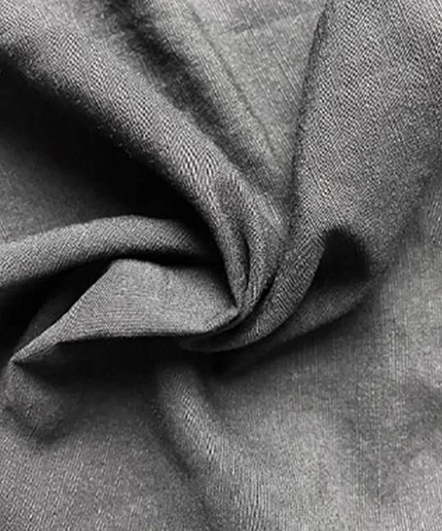 BENECIA 12 Linen Color Pique T - Black
