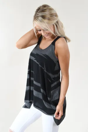 Black & Grey Tank Top