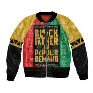 Black Father By Popular Demand Bomber Jacket African Art DT03