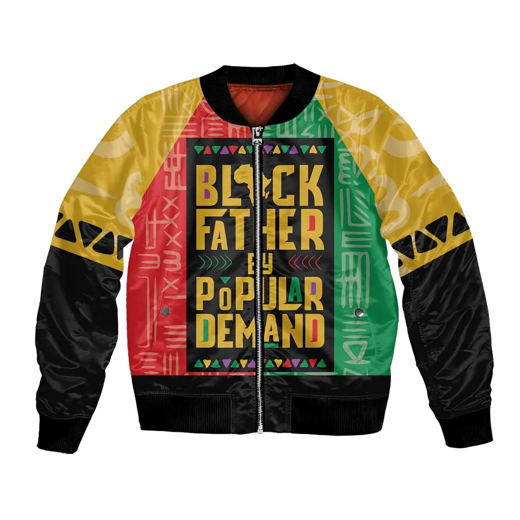 Black Father By Popular Demand Bomber Jacket African Art DT03
