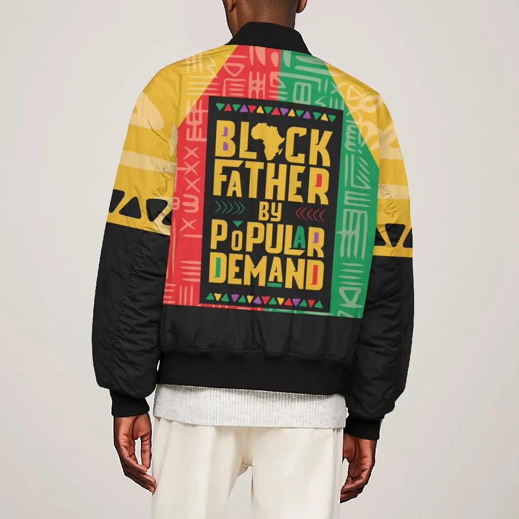 Black Father By Popular Demand Bomber Jacket African Art DT03