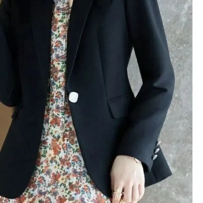 Blazers Collar Spring Autumn Aesthetic
