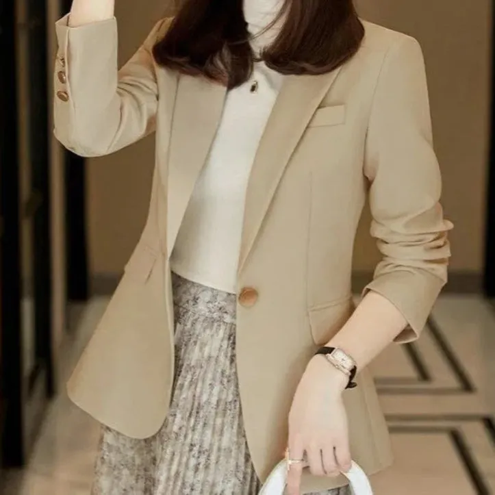 Blazers Collar Spring Autumn Aesthetic