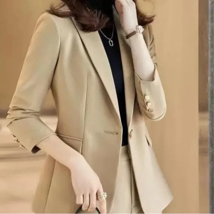 Blazers Collar Spring Autumn Aesthetic