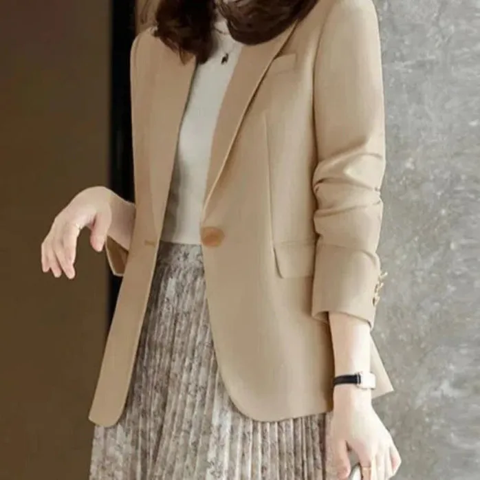 Blazers Collar Spring Autumn Aesthetic