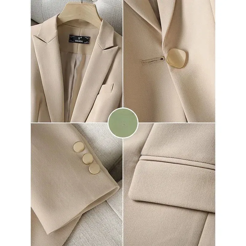Blazers Collar Spring Autumn Aesthetic