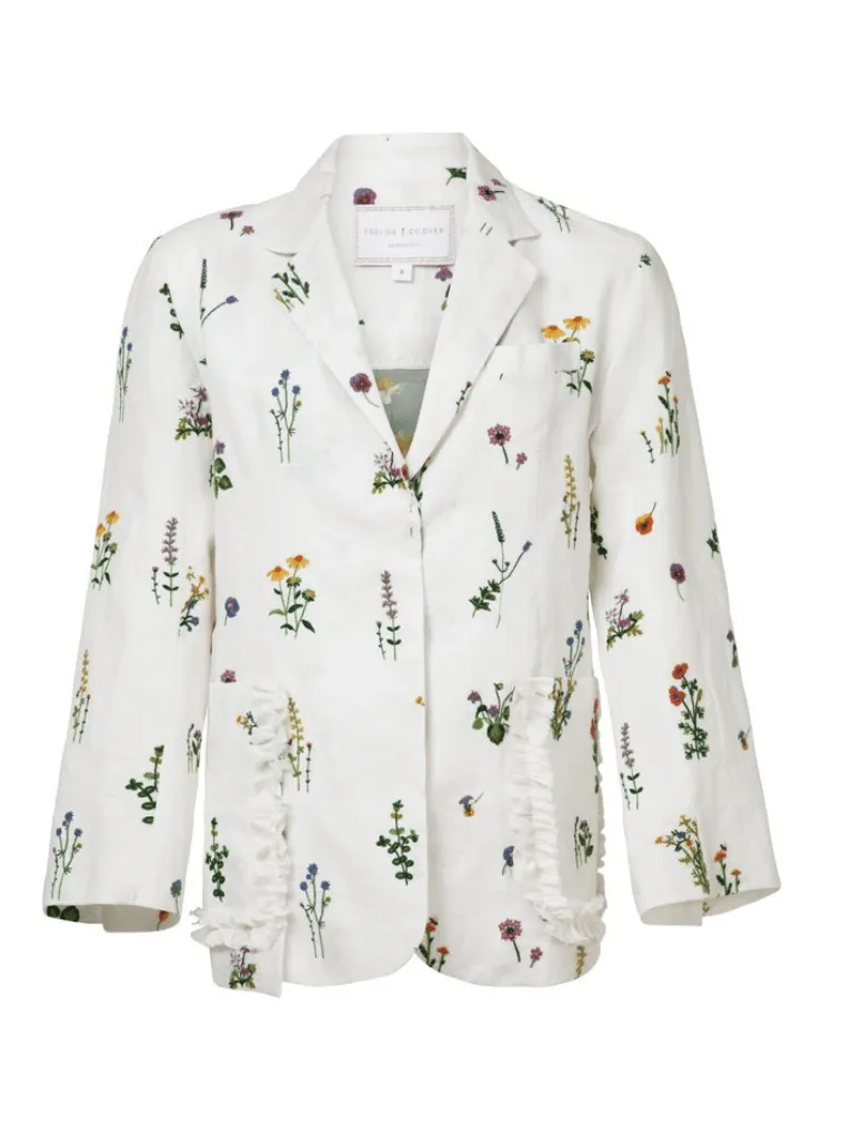 Blazing My Heart Jacket - White