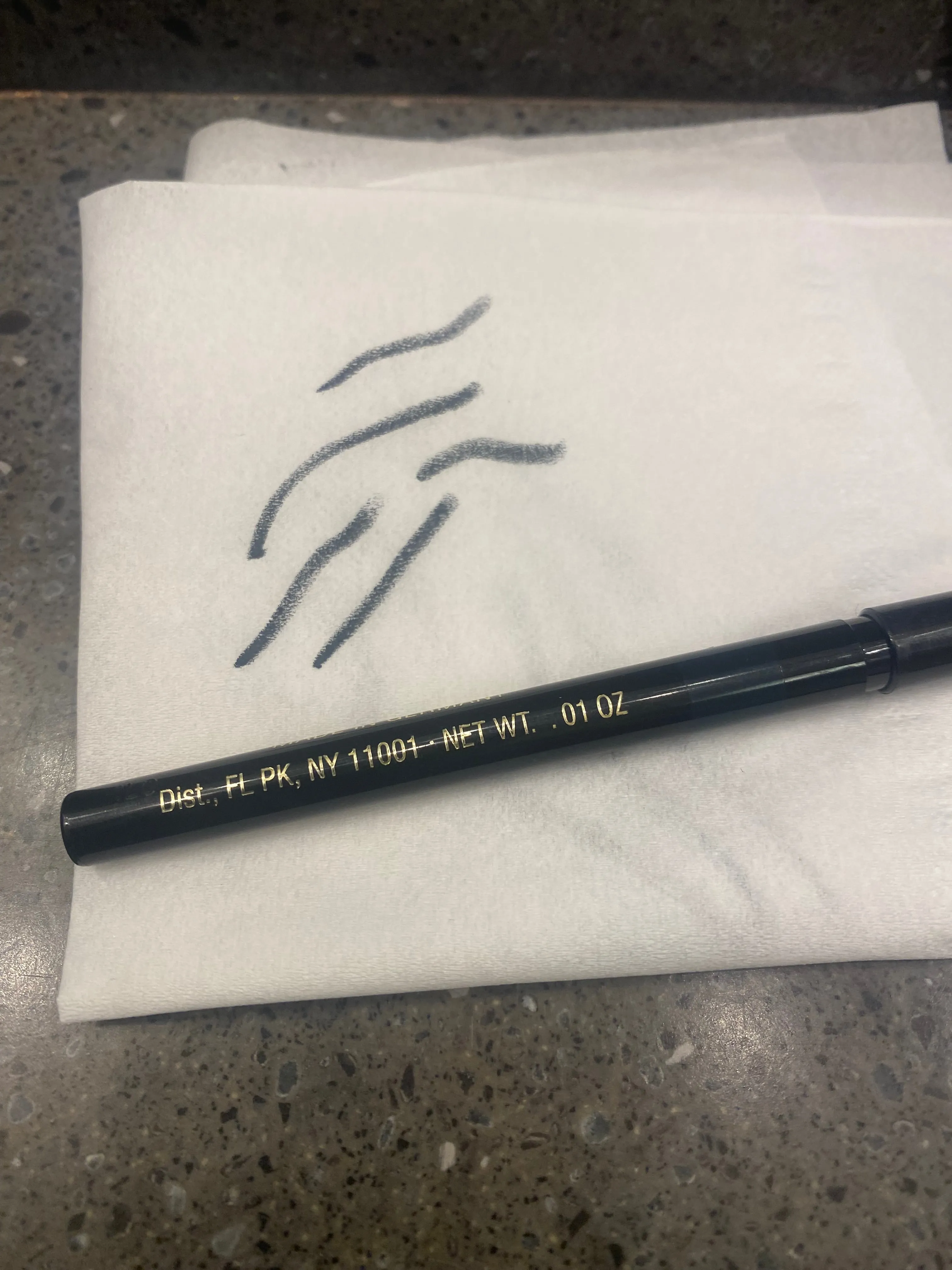 Blue Black Automatic Eyeliner Pencil