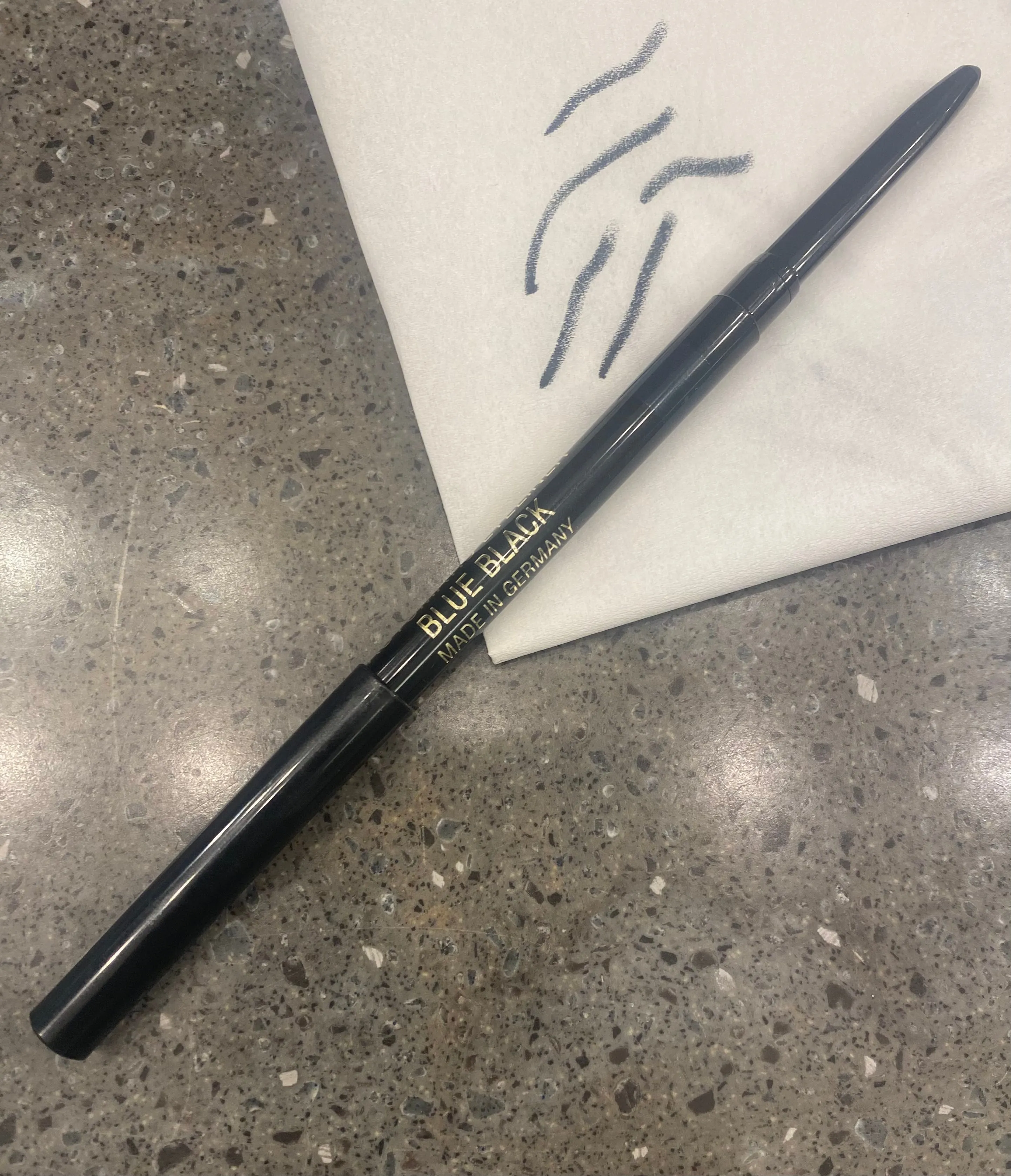 Blue Black Automatic Eyeliner Pencil