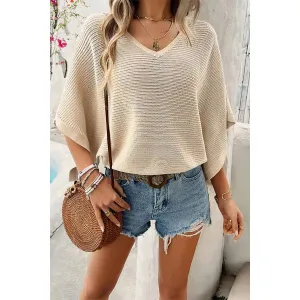 Boho Breeze Bat Sleeve Top