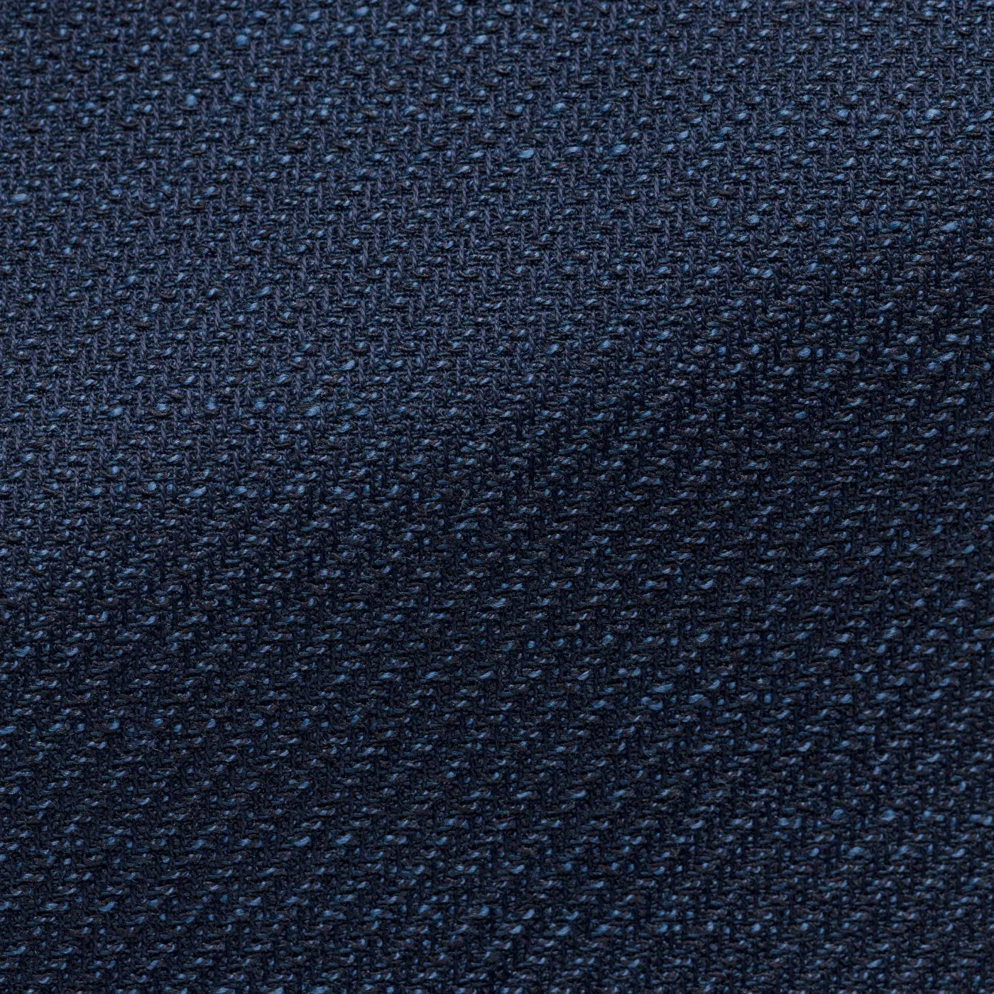Bottoli Navy with Blue Specks Textured Twill Mercerized Cotton Stretch
