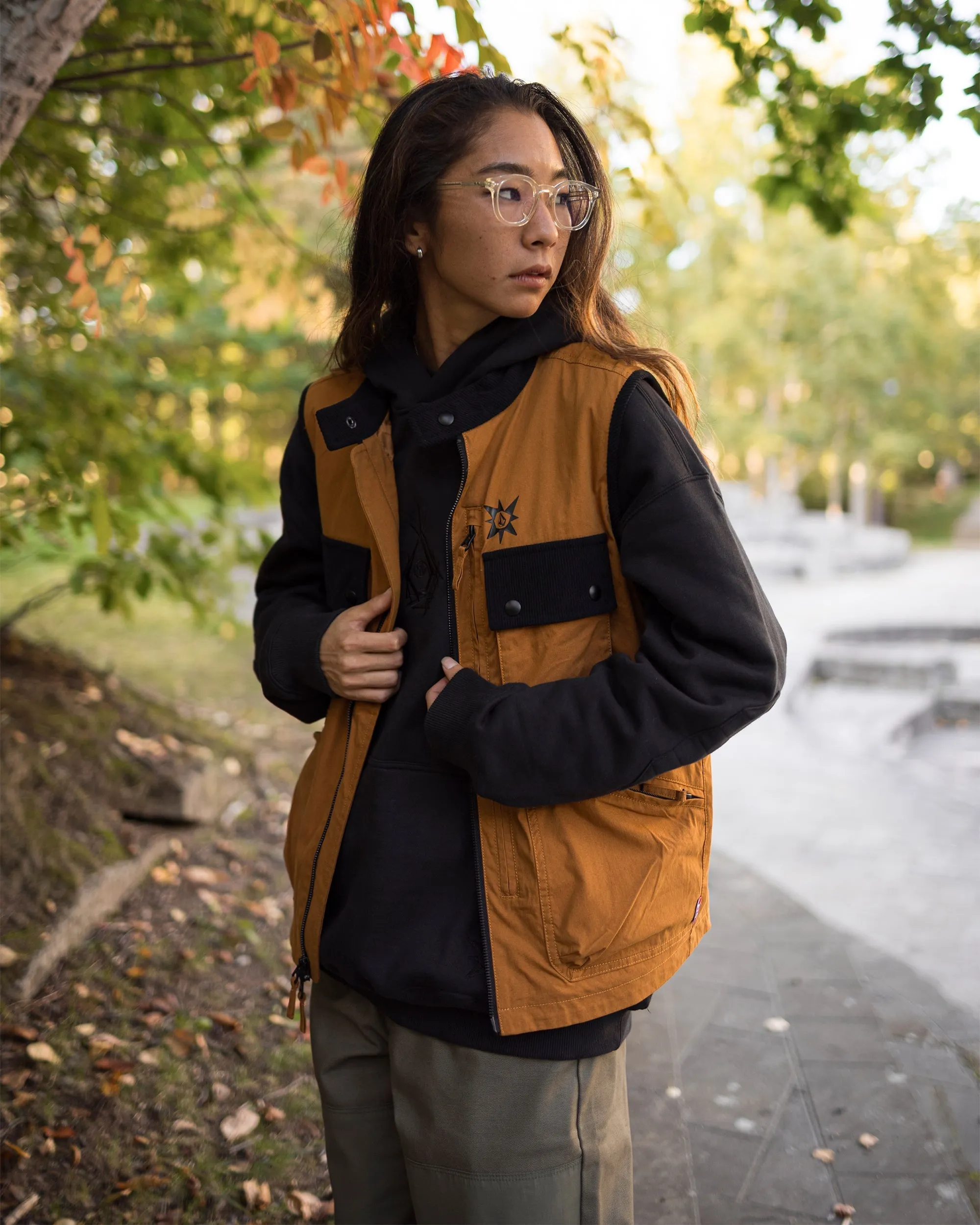 Bryan Iguchi Tds Weste - Chestnut Brown