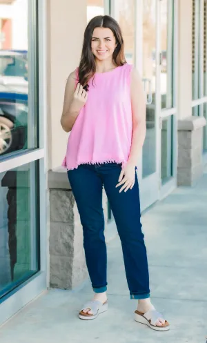 Bubblicious Button Back Top
