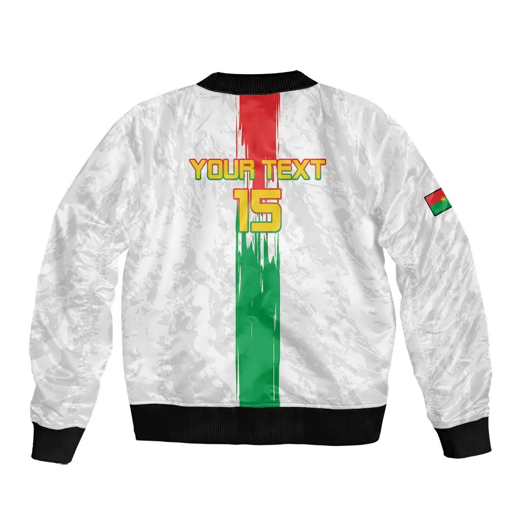 Burkina Faso Football Custom Bomber Jacket Go Champions LT15