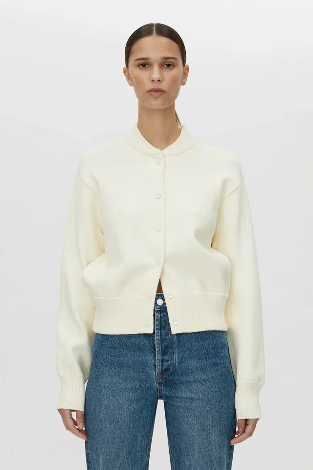 Camilla and Marc Amedeo Knit Jacket in Cream