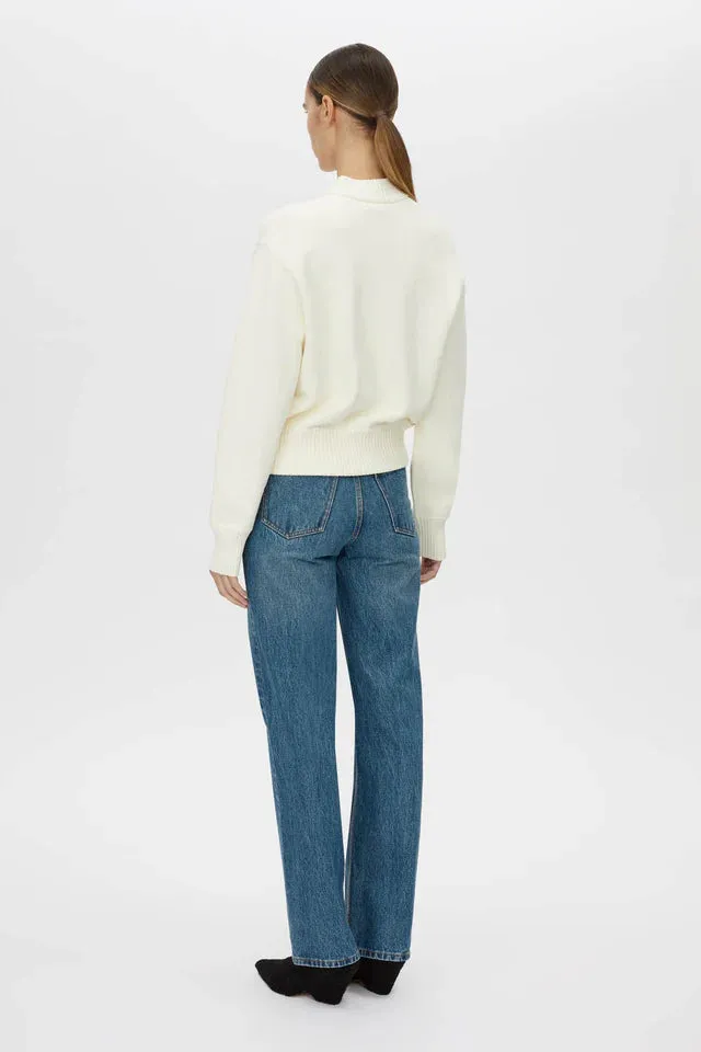 Camilla and Marc Amedeo Knit Jacket in Cream