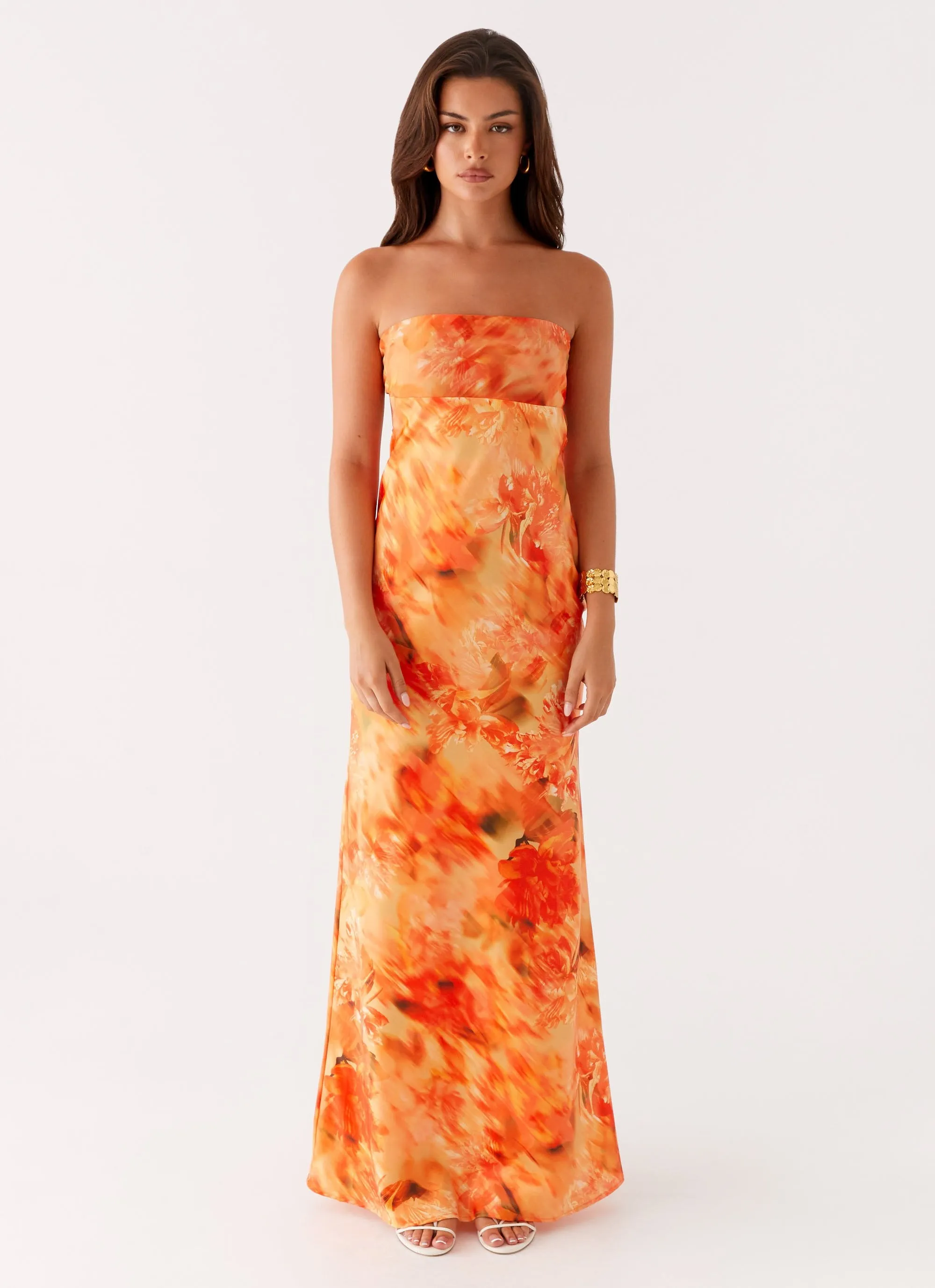 Carmen Maxi Dress - Sunset Floral