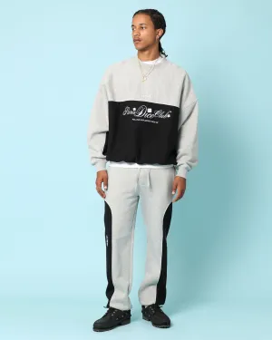 Carré Paris Dice Club Oversized Panel Crewneck Grey Marle/Black