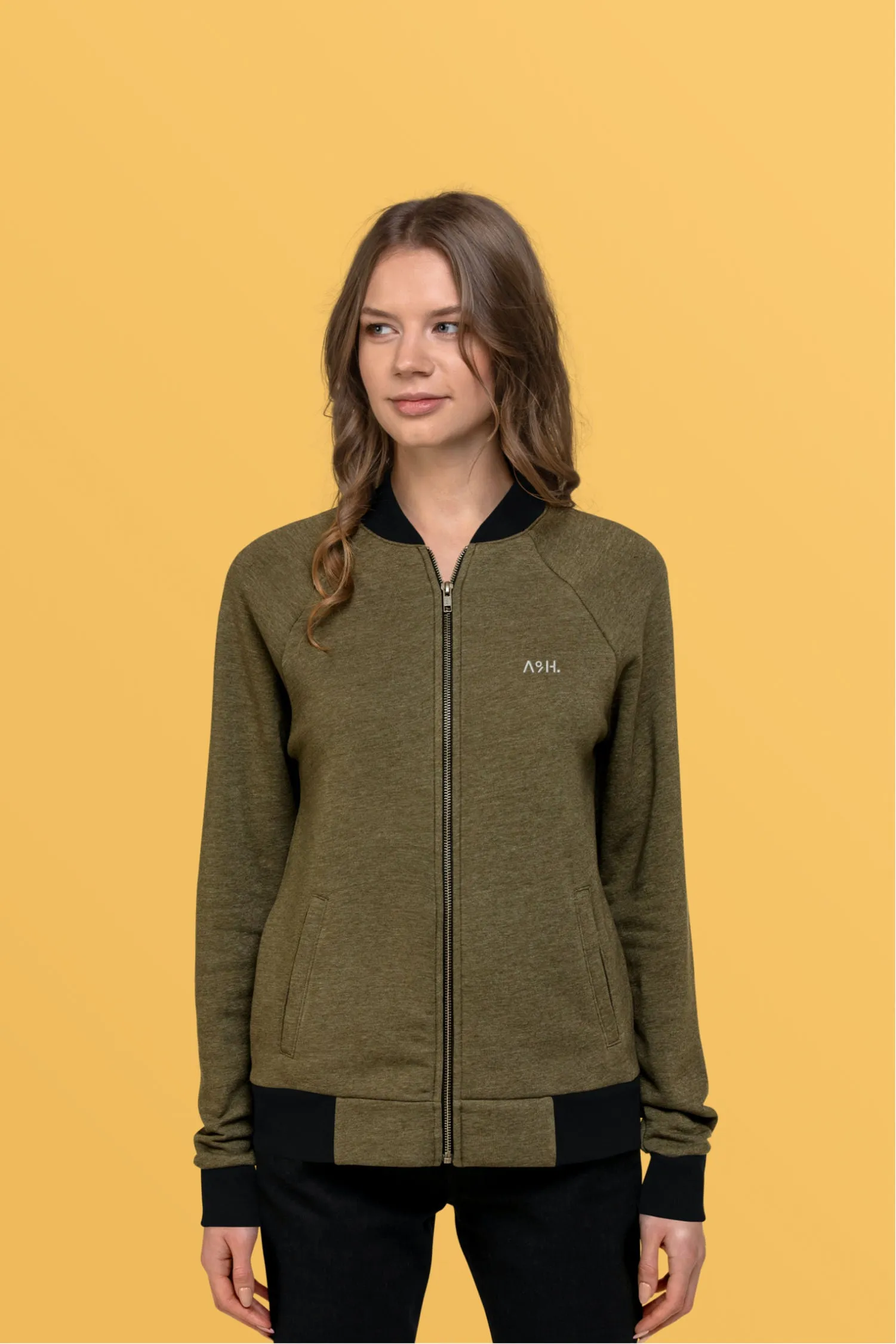 Chaqueta Bomber Bordada A&amp;H