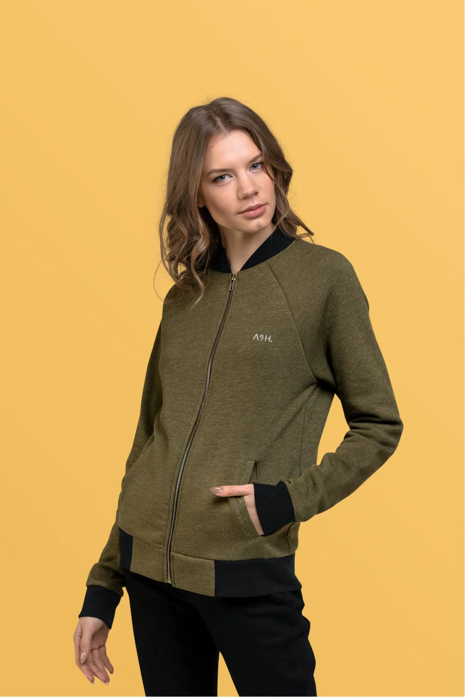 Chaqueta Bomber Bordada A&amp;H