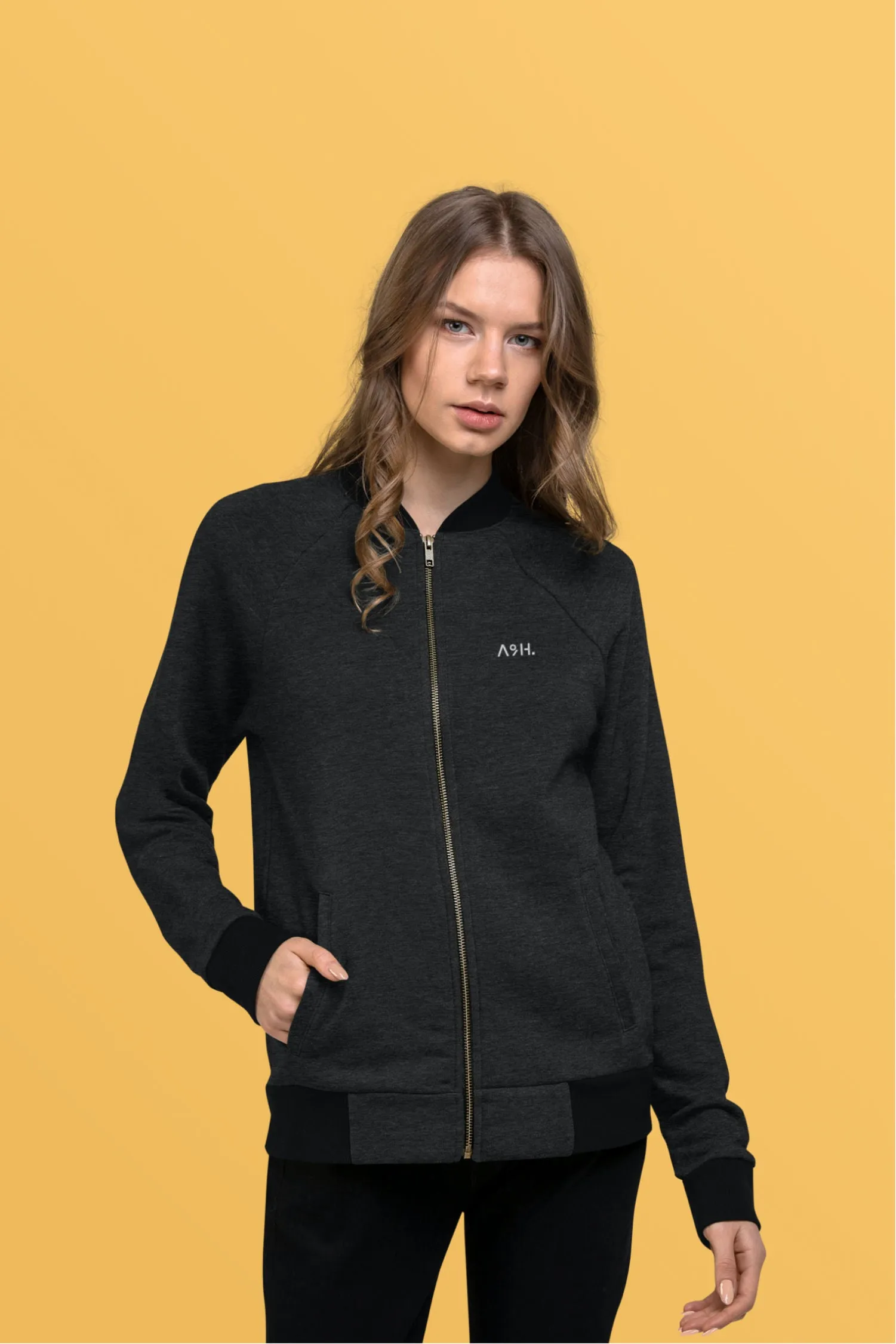Chaqueta Bomber Bordada A&amp;H